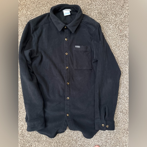 Columbia fleece shirt jacket sz medium - Picture 1 of 3